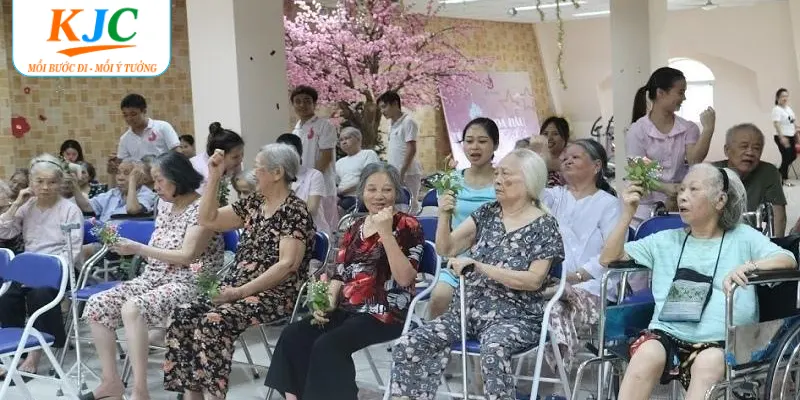 Ý nghĩa sự kiện thiện nguyện tại trung tâm dưỡng lão của KJC